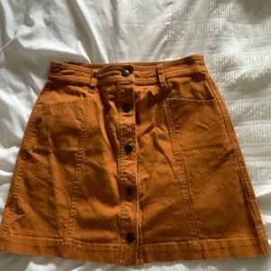 Madewell Denim Button Up Skirt